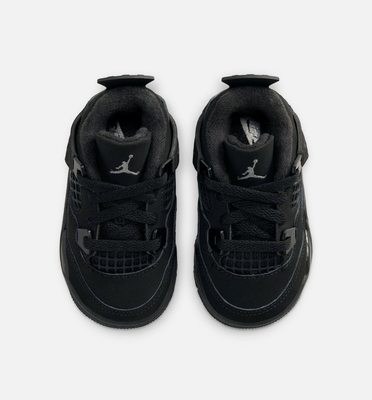 Air Jordan 4 Retro Black Cat Infant/Toddler Lifestyle Shoe – Black/Light Graphite