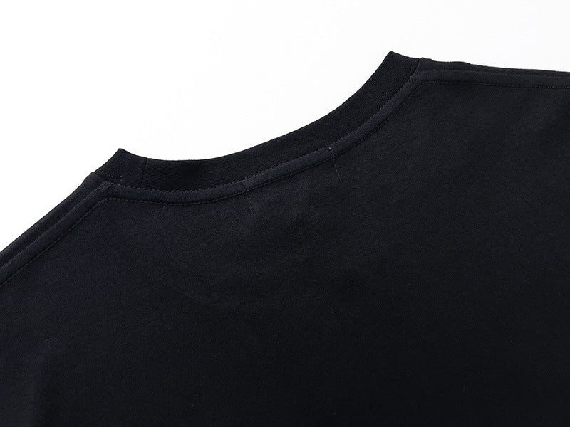 BAPE Blue Plaid Side Ape Head Men's T-Shirt - Black
