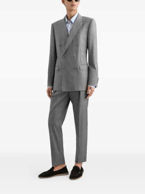 Dolce & Gabbana checked double-breasted jacket