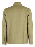 Fortela front-pockets wool shirt jacket