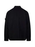 Stone Island 1200032 stretch cotton Tela 'Paracadute' comfort-fit overshirt with snap fastening