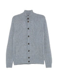 Zanone button-up high-neck cardigan