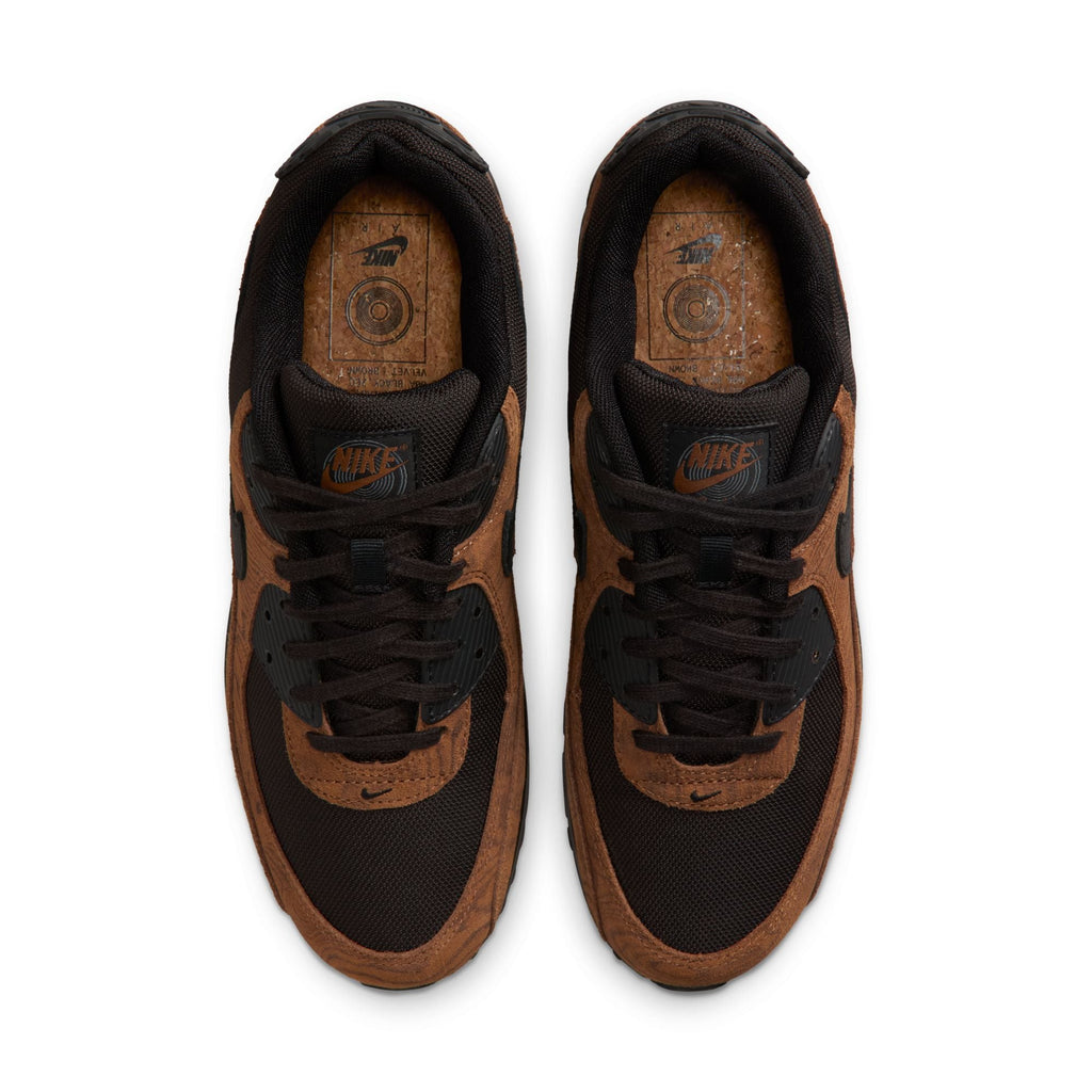 Nike Air Max 90 Premium 'Light British Tan Velvet Brown' IQ0283-281