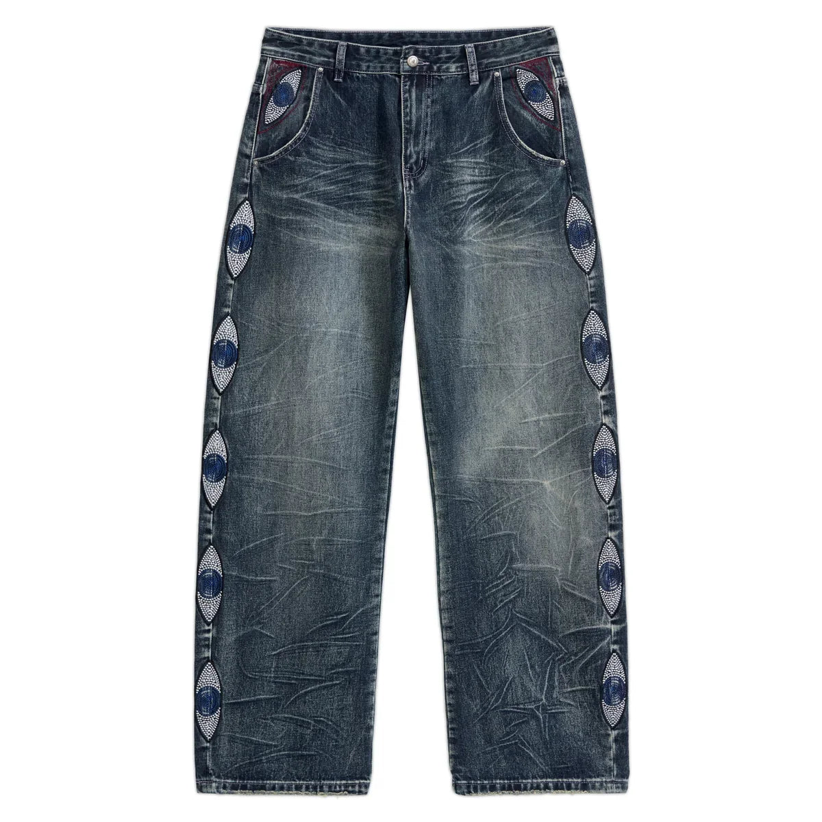 KidSuper Gemstone Eye Embroidery Jean