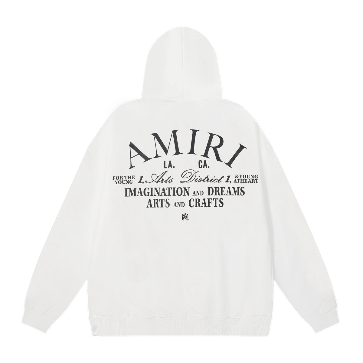 Amiri Multi‑Graphic Letter Logo Oversized Hoodie Streetwear Unisex