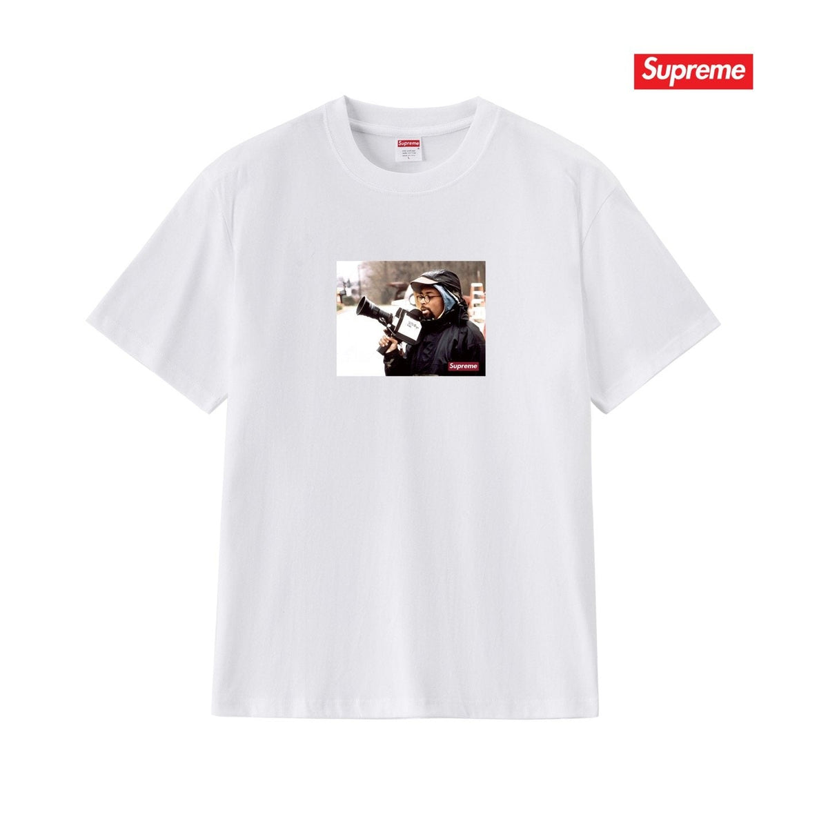 Supreme Front & Back Graphic Short-Sleeve T-Shirt
