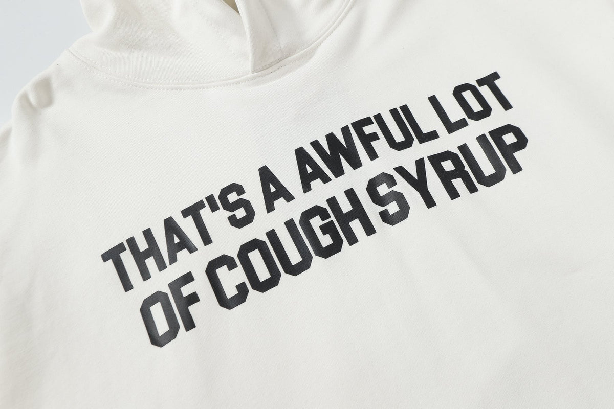 THAT'S A AWFUL LOT OF COUGH SYRUP Angel Tears Graphic Hoodie